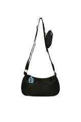 Siyah Cüzdanlı Saten Baget