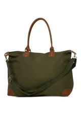 Haki Baby Bag Baskılı Garnili Anne Bebek Çantası