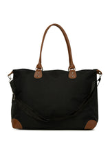 Siyah Baby Bag Baskılı Garnili Anne Bebek Çantası