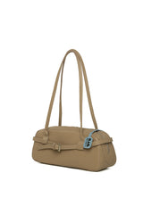 Vizon Gerçek Deri Kemerli İnce Askılı Çanta