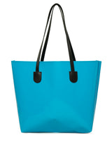 Mavi Beach Bag Baskılı Plaj Çantası