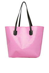 Pembe Beach Bag Baskılı Plaj Çantası