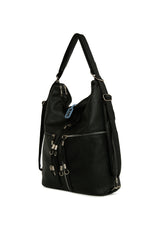 Siyah Yumuşak Dokulu Elcik Detaylı Askılı ve Sırt Salaş