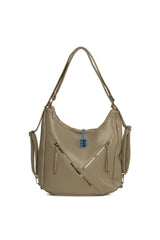 Vizon Çift Fermuarlı Salaş Askılı ve Sırt Çantası