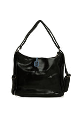 Siyah Dik Fermuarlı Çok Gözlü Salaş Askılı ve Sırt Çanta