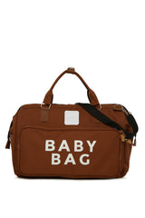 Taba Baby Bag Baskılı Geniş Cepli Anne Bebek Çantası