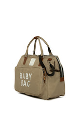 Vizon Baby Bag Baskılı Geniş Cepli Anne Bebek Çantası