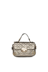 Gümüş Nakışlı Kemer Detaylı Mini Çanta