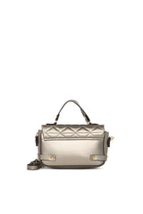 Gümüş Nakışlı Kemer Detaylı Mini Çanta