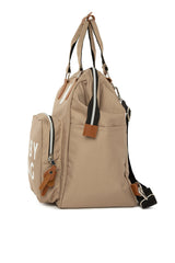 Vizon Baby Bag Baskılı Cepli Anne Bebek Bakım Sırt Çanta