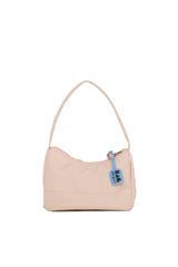 Pudra Parçalı Dikişli Baget Çanta