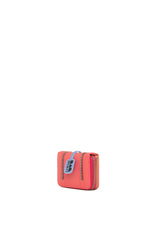 Pembe Çift Fermuar Detaylı Mini Cüzdan