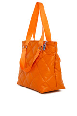 Turuncu Çift Askılı Şişme Çanta