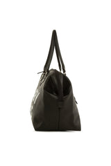 Siyah Baby Bag Baskılı Deri Anne Bebek Bakım Çantası