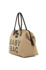 Vizon Baby Bag Baskılı Deri Anne Bebek Bakım Çantası