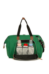 Koyu Yeşil Askılı Anne Bebek Bakım Çantası