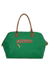 Koyu Yeşil Baby Bag Baskılı Bebek Bakım Çantası