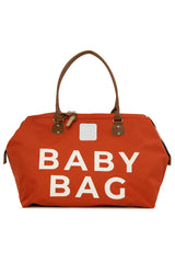 Kiremit Baby Bag Baskılı Bebek Bakım Çantası