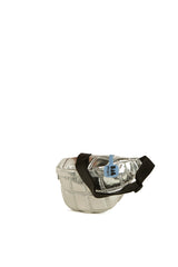 Gümüş Parlak Kapitone Bel Çantası