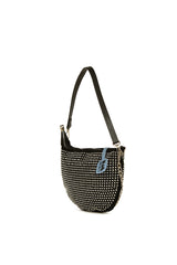 Siyah Taşlı Tasarım Oval Baget