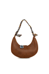 Kahverengi Şallı Oval Baget