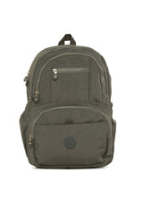 Gri Oturtma Çok Cepli Logolu Paraşüt Sırt Çantası