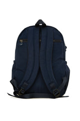 Lacivert Oturtma Çok Cepli Logolu Paraşüt Sırt Çantası