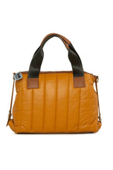 Camel Nakışlı Kolon Tutmalı Puf Çanta