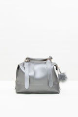 Gümüş Çift Kemerli Balon Çanta