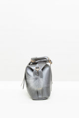 Gümüş Çift Kemerli Balon Çanta