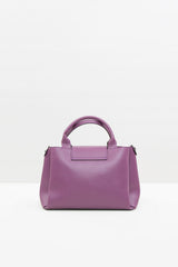 Mor Üç Bölmeli Askılı Çanta
