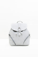 Gri Çift Cepli Sırt Çantası