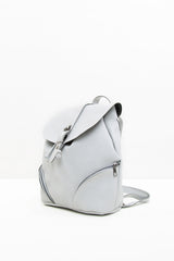 Gri Çift Cepli Sırt Çantası