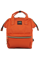 Kiremit Metal Ağızlı Sırt Çantası