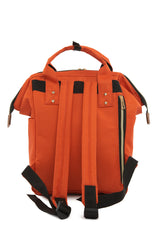 Kiremit Metal Ağızlı Sırt Çantası