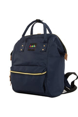 Lacivert Metal Ağızlı Sırt Çantası
