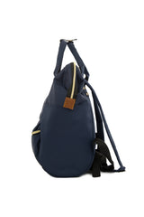 Lacivert Metal Ağızlı Sırt Çantası