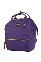 Mor Metal Ağızlı Sırt Çantası