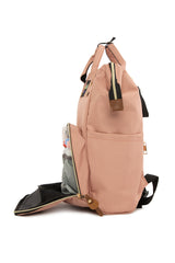 Pembe Anne Bebek Bakım Sırt Çantası