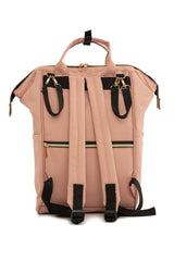 Pembe Anne Bebek Bakım Sırt Çantası