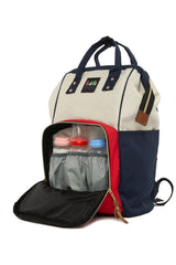 Çok Renkli Anne Bebek Bakım Sırt Çantası