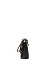 Siyah Kapitone Zincirli Kutu Çanta