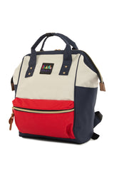 Çok Renkli Metal Ağızlı Sırt Çantası