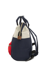 Çok Renkli Metal Ağızlı Sırt Çantası