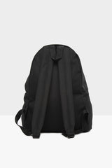 Siyah Parmak İzi Baskılı Sırt Çantası