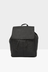 Siyah Kalıp Kapaklı Sırt Çantası