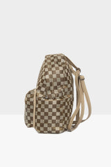 Vizon Dama Desenli Sırt Çantası