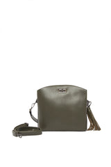 Haki Kemerli Kilitli Mini İthal Çanta