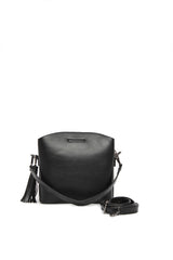 Siyah Kemerli Kilitli Mini İthal Çanta