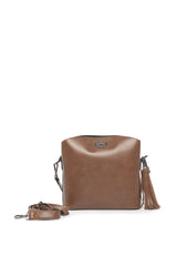 Taba Kemerli Kilitli Mini İthal Çanta